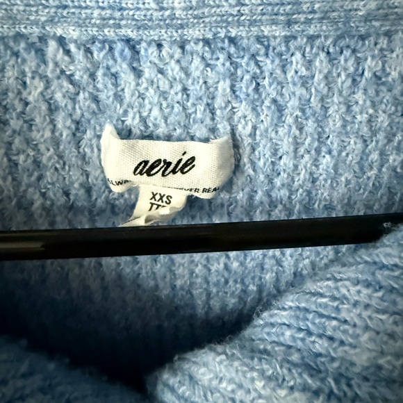 Aerie CozyUp Waffle Button Sweater - Picture 3 of 5